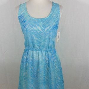 Women's/Jrs Blue Green Dress Halo size M